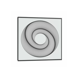 Quadro Outlet - Geometria IV 40x40cm Moldura Preta - 30% Off