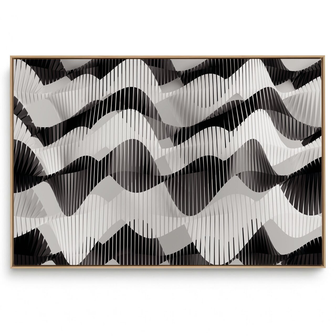 Quadro Decorativo Abstrato Relevo P e B