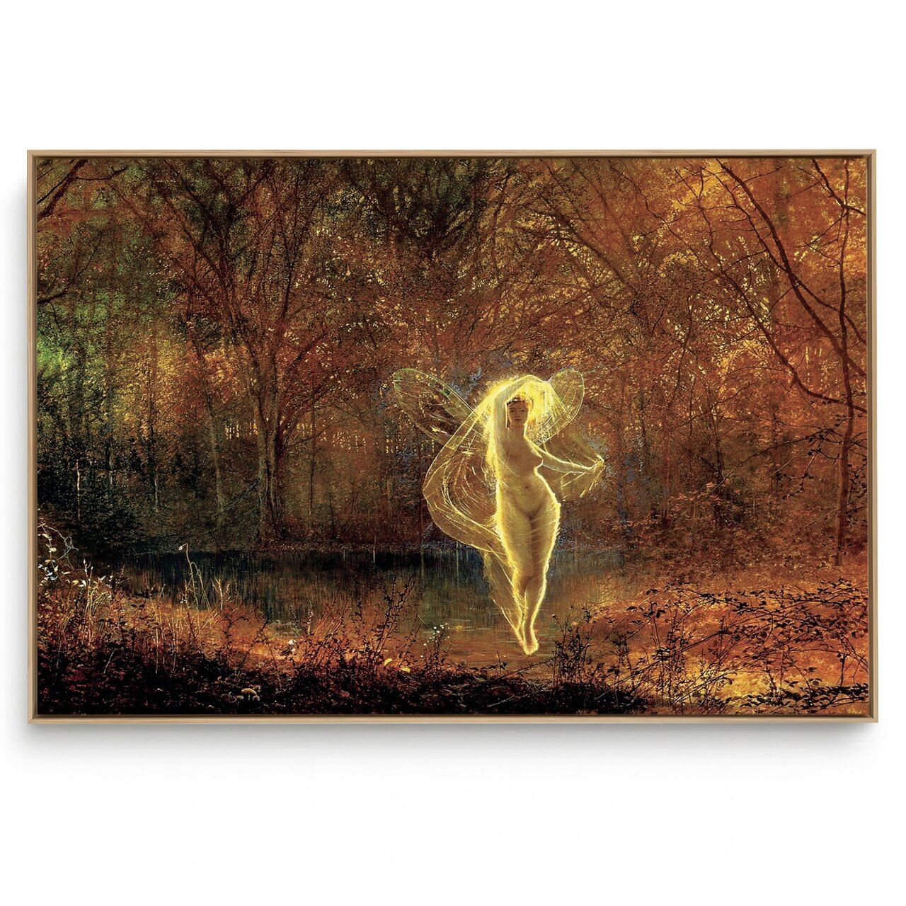 Quadro Decorativo Reprodução Pintores -  Atkinson - Dame Autumn