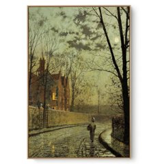 Quadro Decorativo Reprodução Pintores - Atkinson - After the Shower