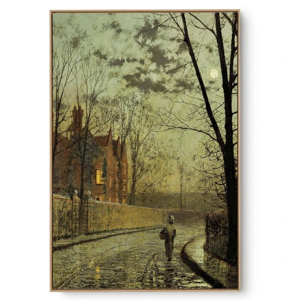 Quadro Decorativo Reprodução Pintores - Atkinson - After the Shower