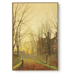 Quadro Decorativo Reprodução Pintores - Atkinson - Final de Outubro