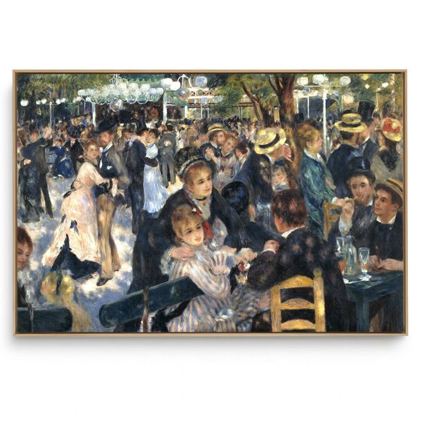 Quadro Decorativo Reprodução - RENOIR O Baile em Moulin De La Galette