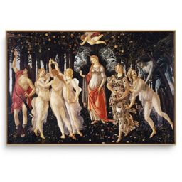 Quadro Decorativo Reprodução Pintores - Sandro Botticelli - A Primavera
