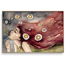 Quadro Decorativo Arte Pop Moça III