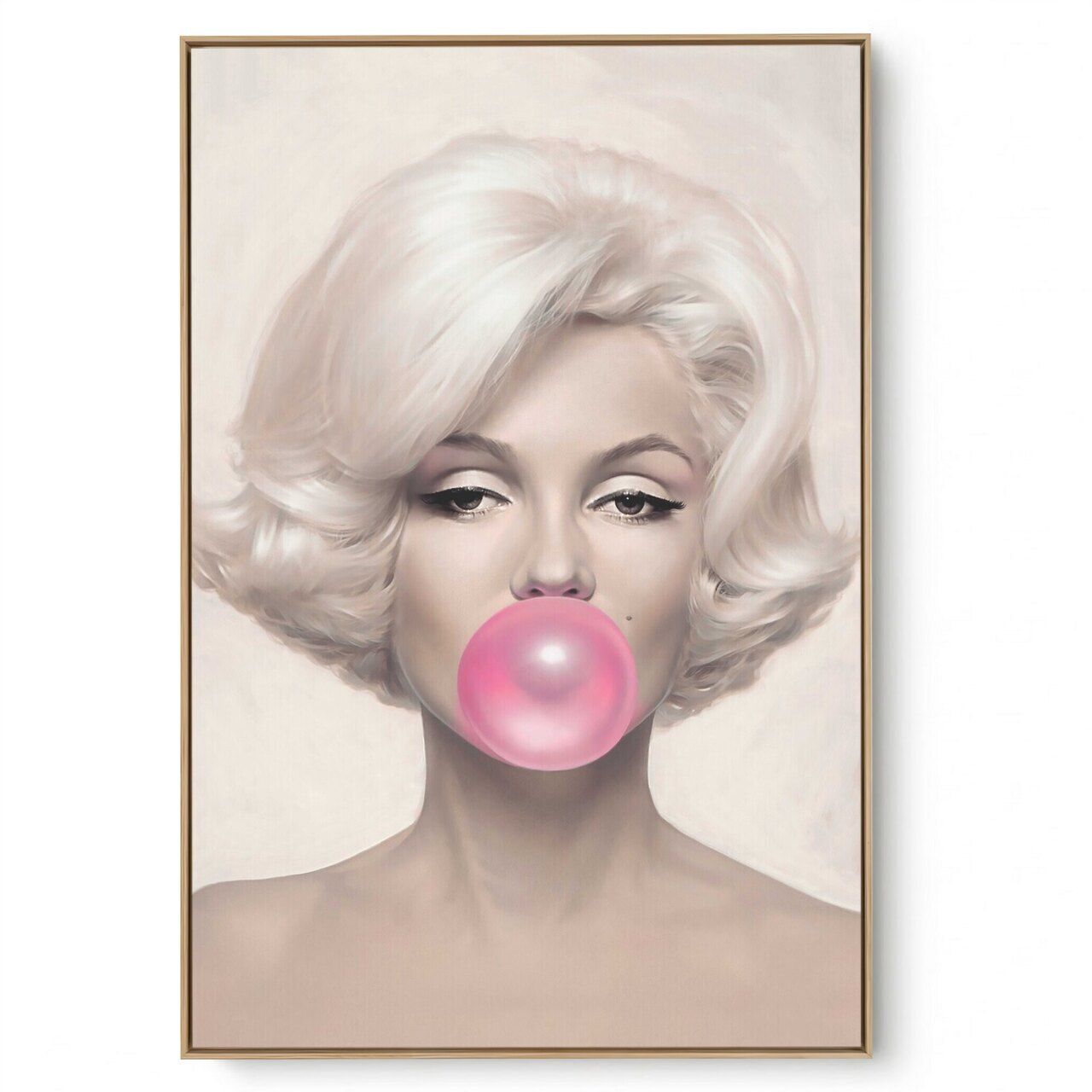 Quadro Decorativo Arte Pop  Marilyn Chiclete
