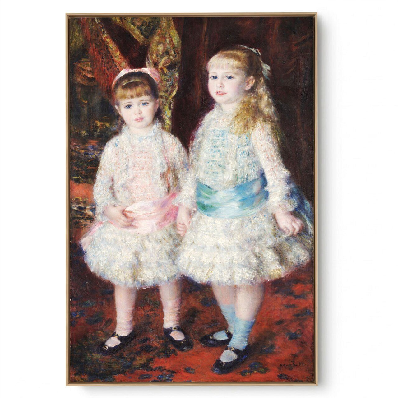 Quadro Decorativo Reprodução - Renoir - Rosa e Azul