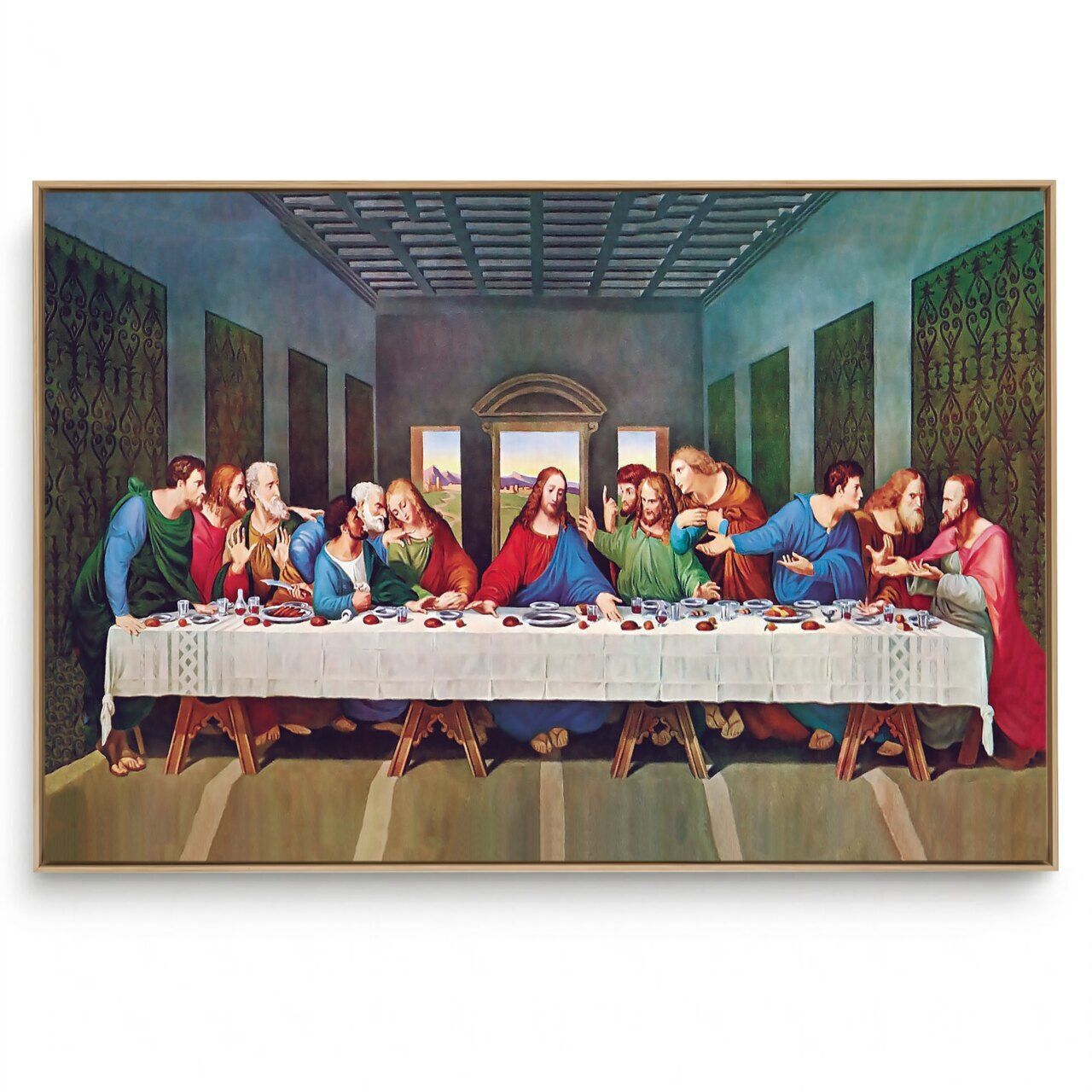 Quadro Decorativo Reprodução Pintores - Leonardo da Vinci - A Última Ceia