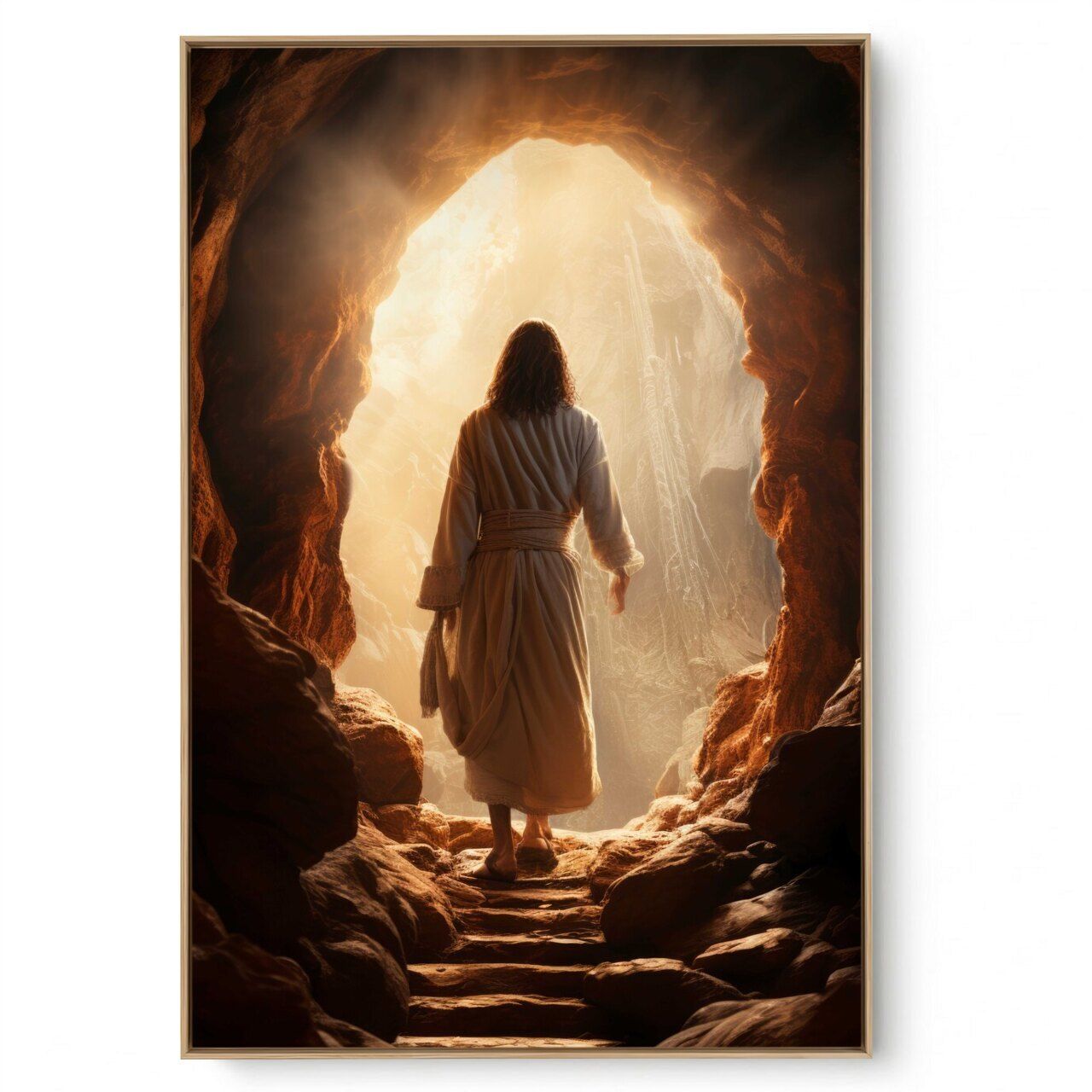 Quadro Decorativo Cristo Caminhando 