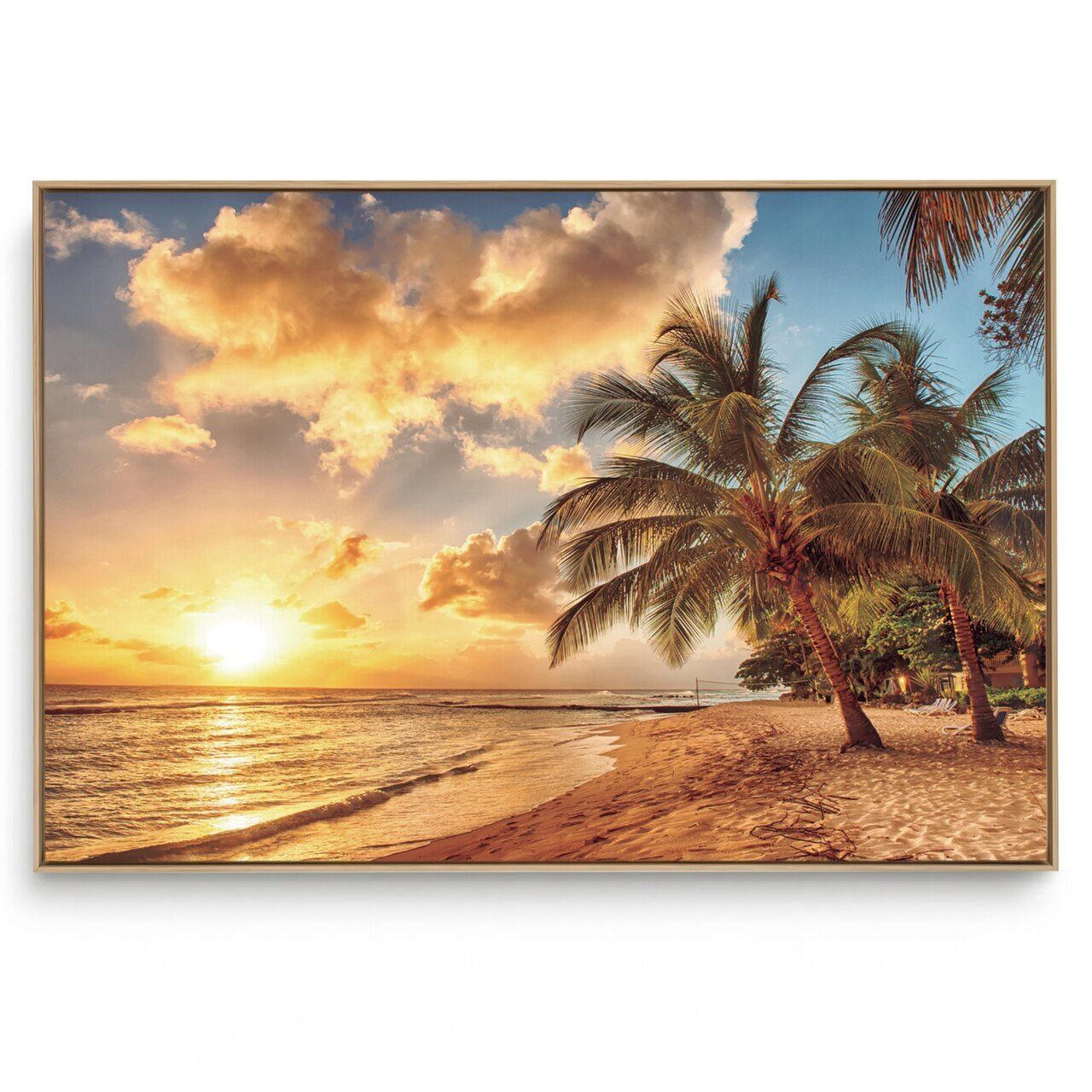 Quadro Decorativo Praia e Sol