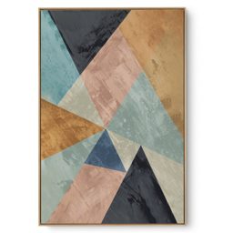 Quadro Decorativo Abstrato Polimescla I