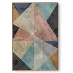 Quadro Decorativo Abstrato Polimescla III