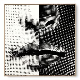 Quadro Preto e Branco Fornasetti V