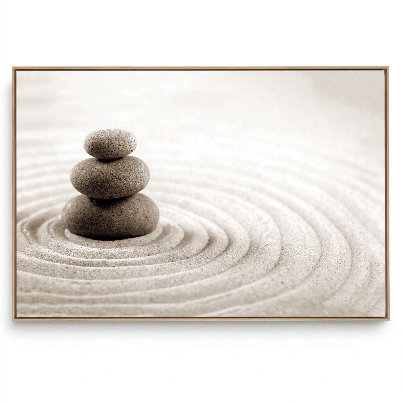 Quadro Decorativo Oriental  Jardim Zen II