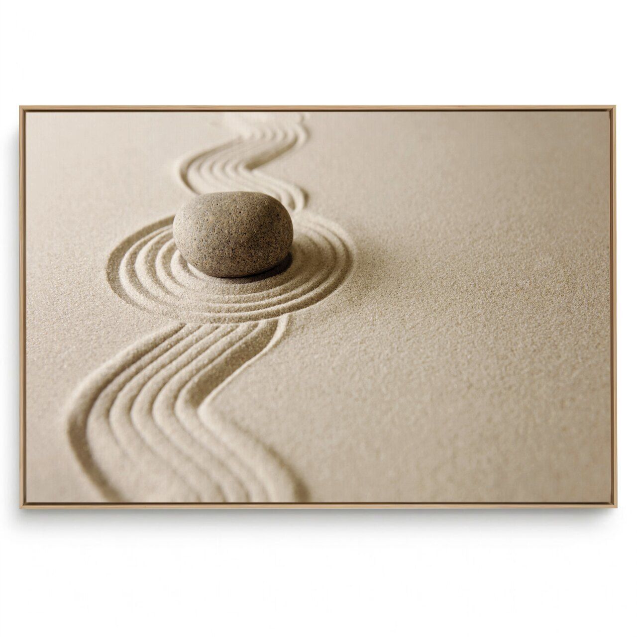 Quadro Decorativo Oriental  Jardim Zen III