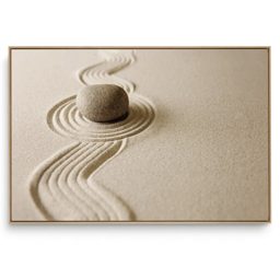 Quadro Decorativo Oriental Jardim Zen III