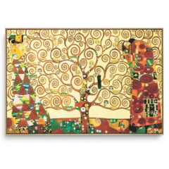 Quadro Decorativo Reprodução Pintores - Klimt Árvore da Vida