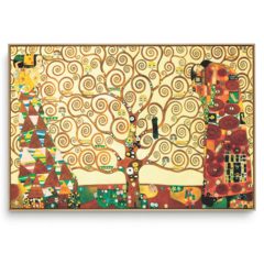 Quadro Decorativo Reprodução Pintores - Klimt Árvore da Vida