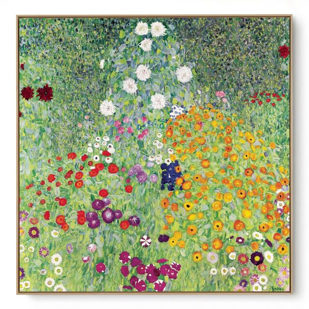 Quadro Decorativo Reprodução Pintores - Klimt - Bauerngarten