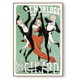 Quadro Decorativo Reprodução Pintores - Lautrec - L'HORLOGE
