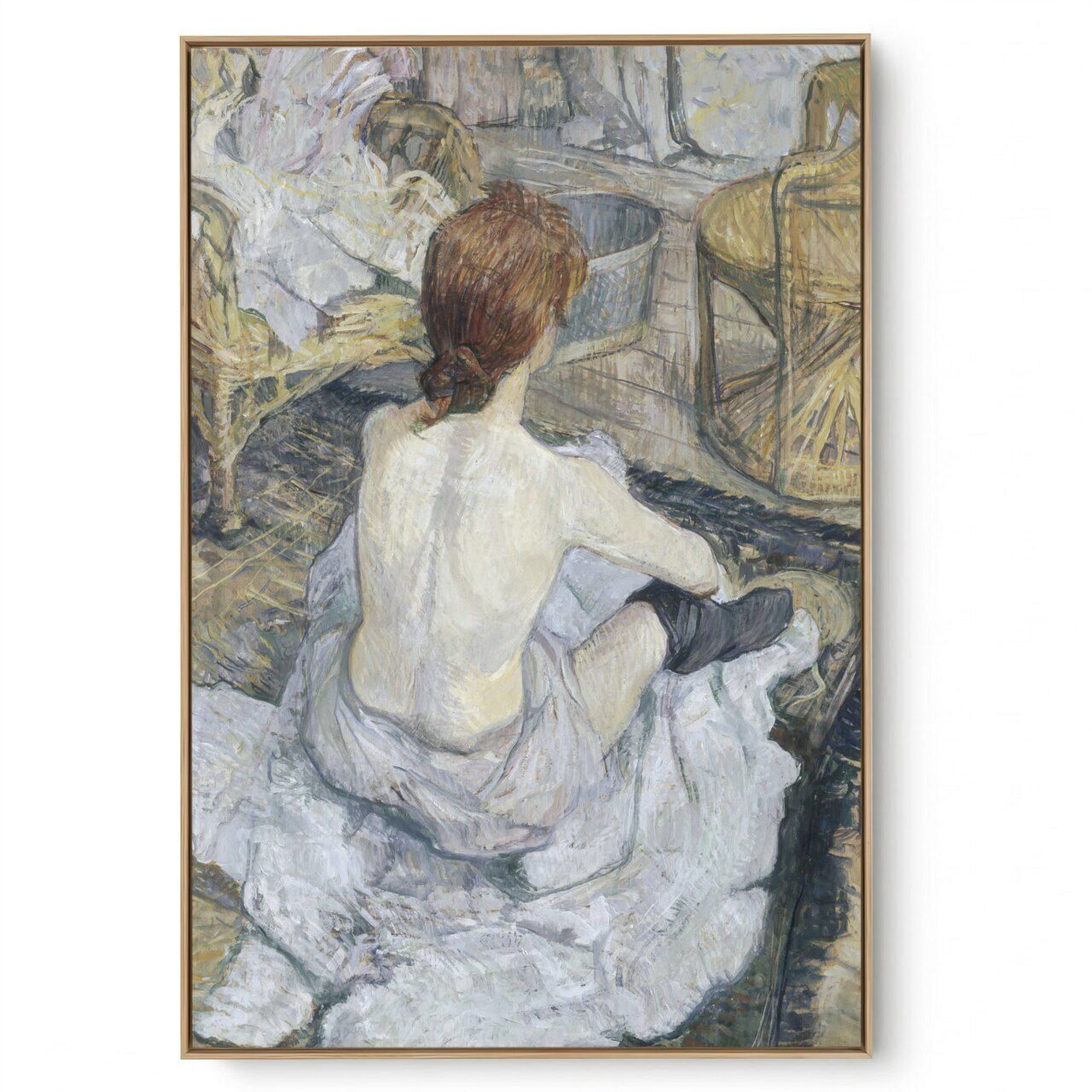 Quadro Decorativo Reprodução Pintores - Lautrec - La Toilette