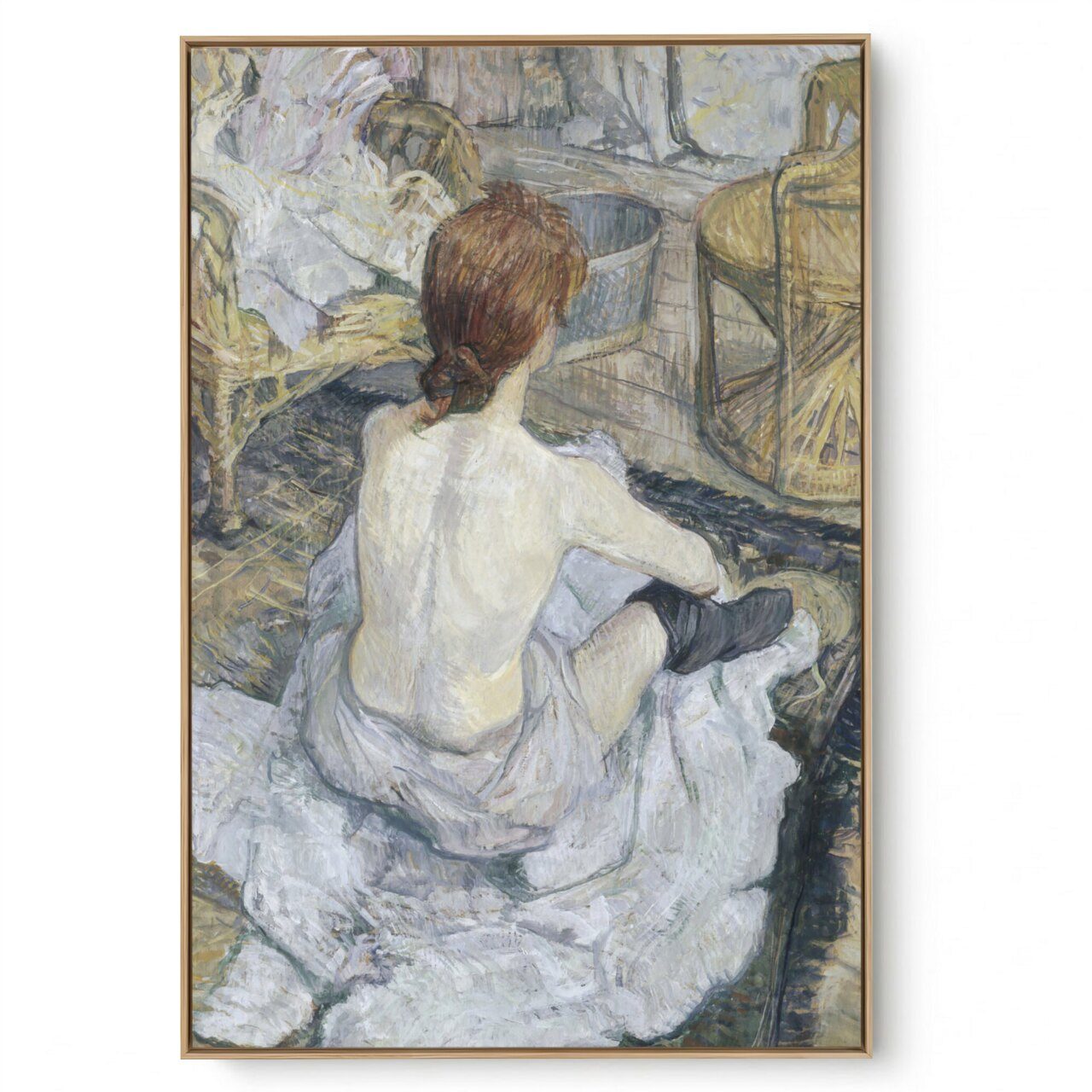 Quadro Decorativo Reprodução Pintores - Lautrec - La Toilette