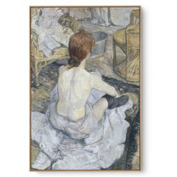 Quadro Decorativo Reprodução Pintores - Lautrec - La Toilette