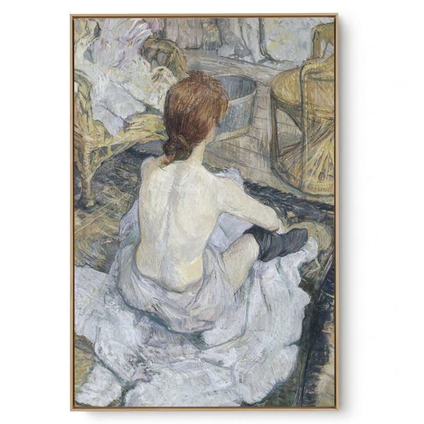 Quadro Decorativo Reprodução Pintores - Lautrec - La Toilette