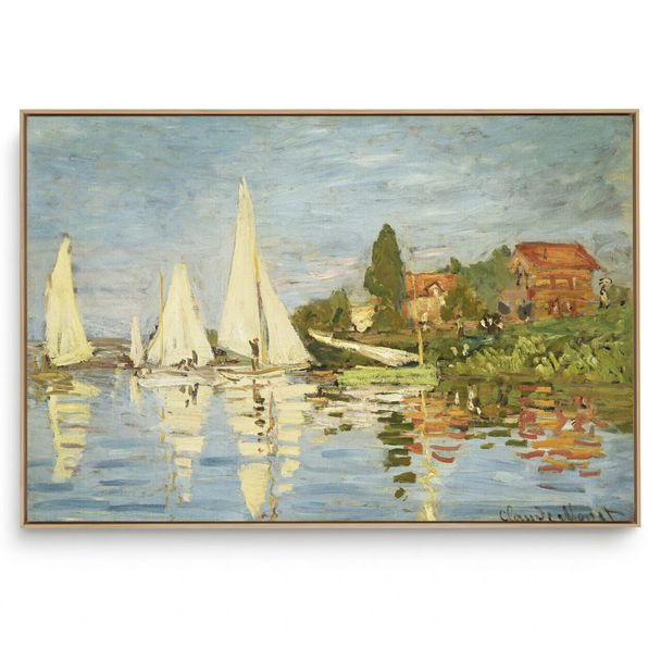Quadro Decorativo Reprodução Pintores - Claude Monet - Nascer do Sol