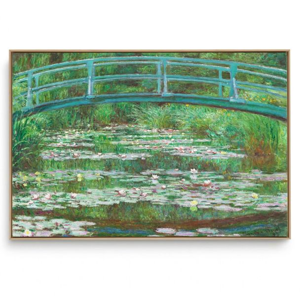 Quadro Decorativo Reprodução Pintores - Claude Monet - The Japanese Footbridge