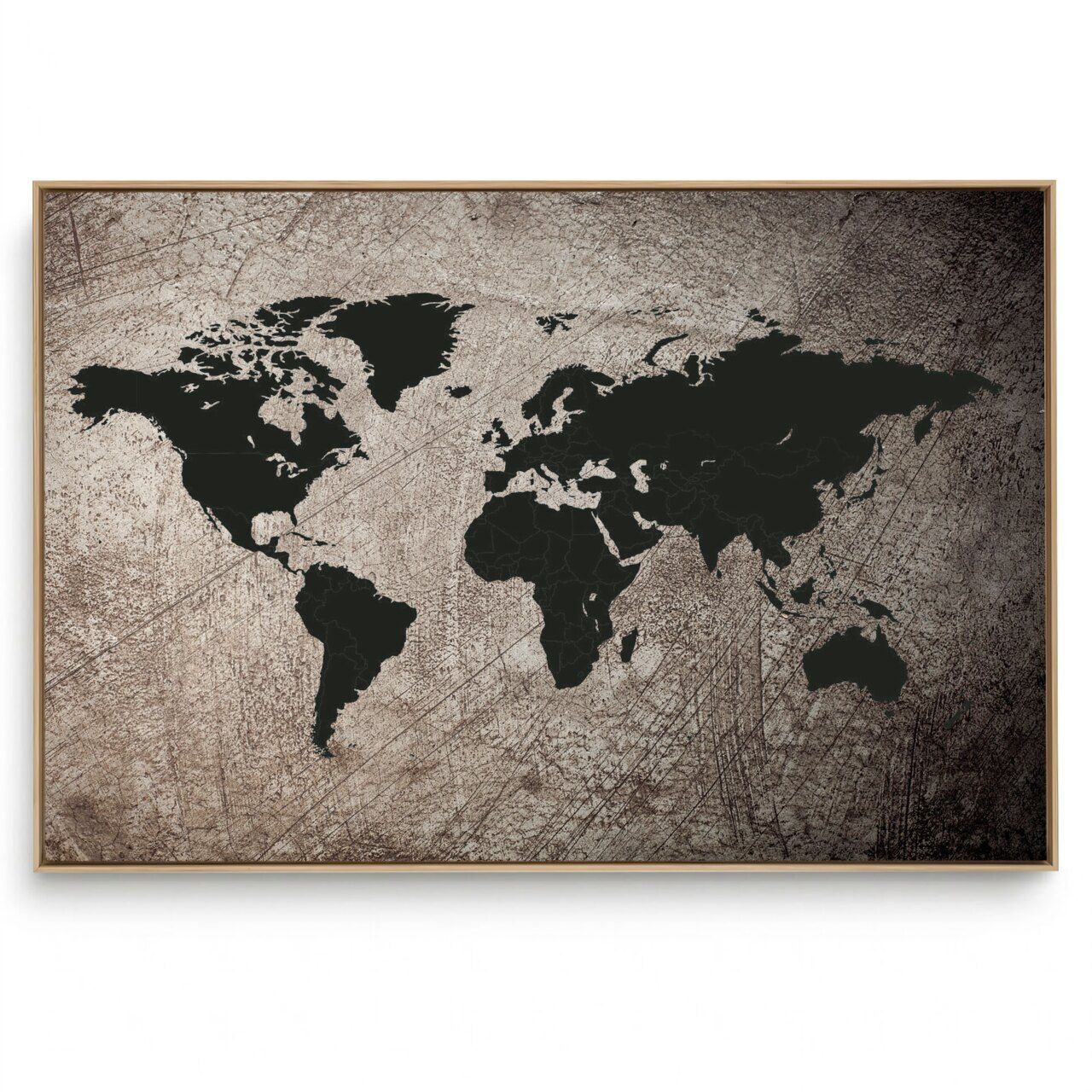 Quadro Decorativo Mapas  Mapa Mundi 