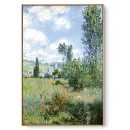 Quadro Decorativo Reprodução Pintores - Claude Monet - Vista de Vétheuil
