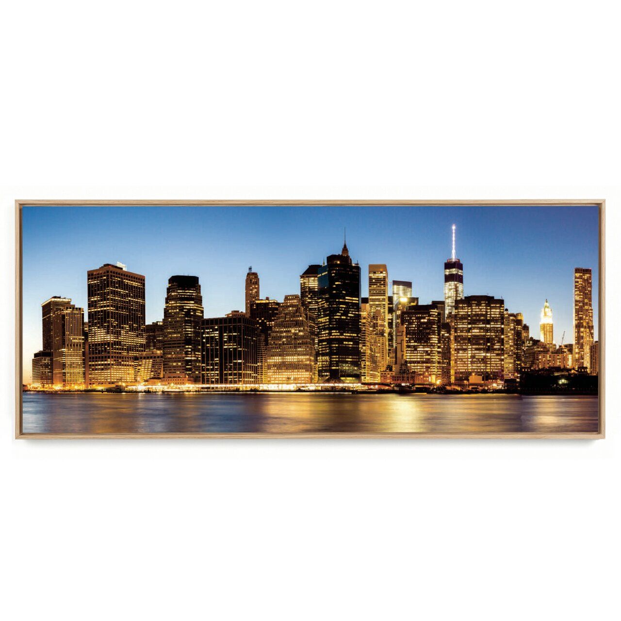 Quadro Decorativo Panorâmico Paisagem  Nova York 2 
