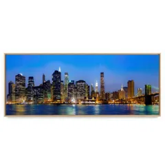 Quadro Decorativo Panorâmico Paisagem Nova York 1