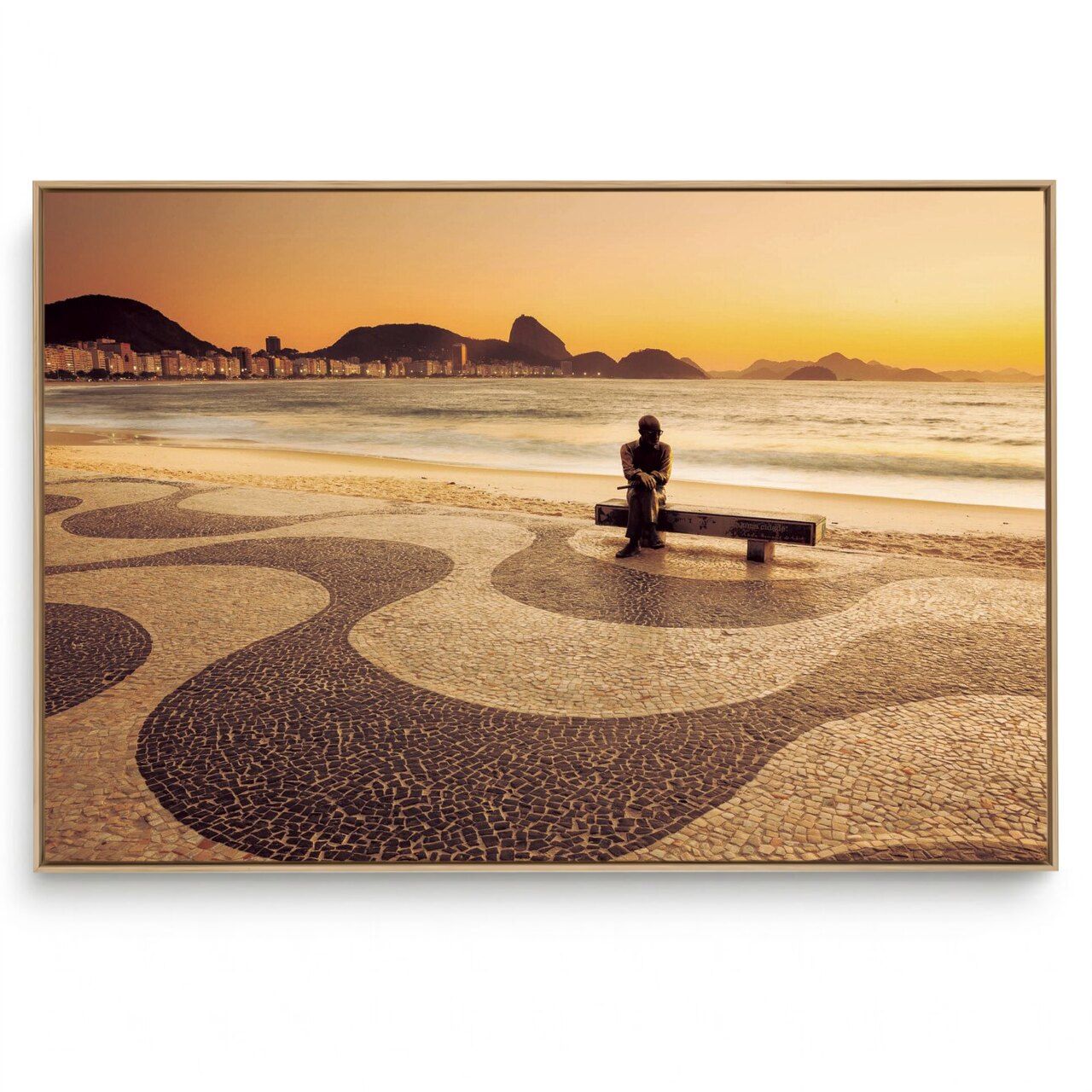Quadro Decorativo Paisagem  Copacabana Drummond