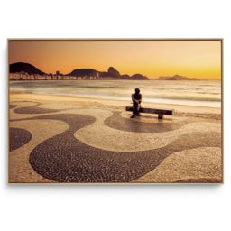 Quadro Decorativo Paisagem Copacabana Drummond