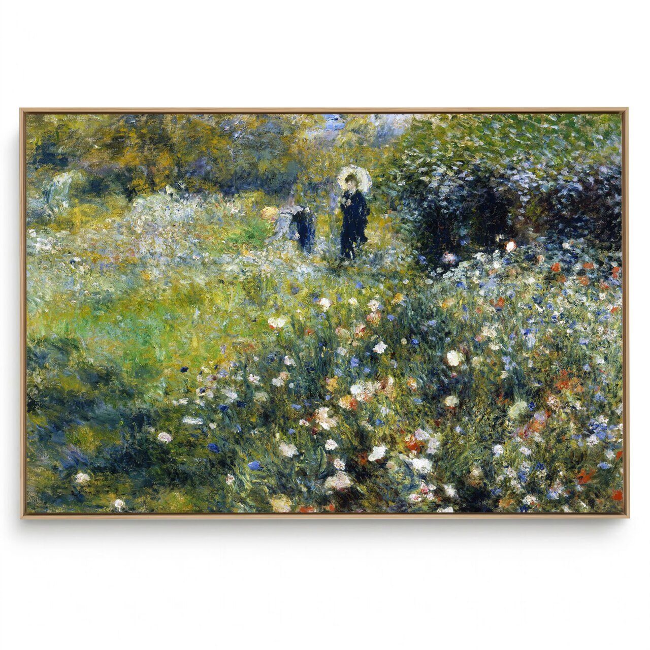  Quadro Decorativo Reprodução Pintores - Renoir - Mulher com Sombrinha no Jardim