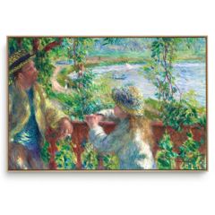 Quadro Decorativo Reprodução Pintores - RENOIR Perto do Lago