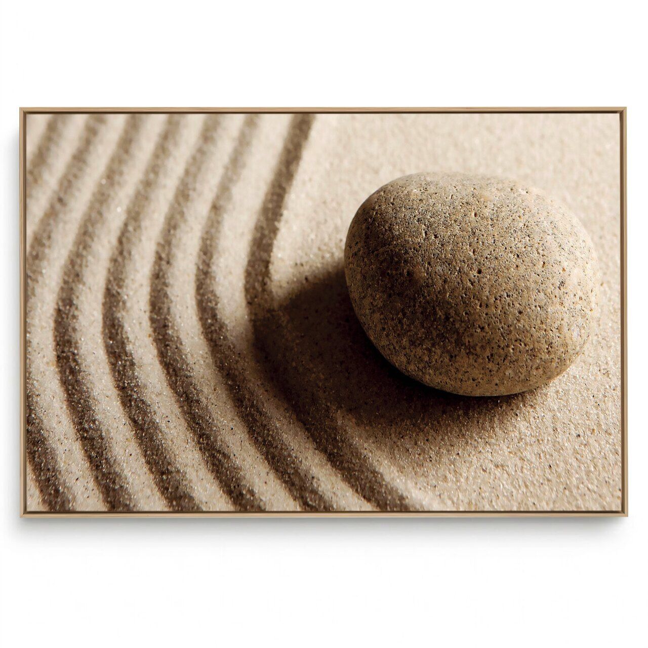 Quadro Decorativo Oriental  Jardim Zen I