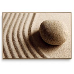 Quadro Decorativo Oriental Jardim Zen I
