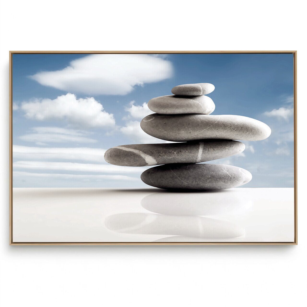 Quadro Decorativo Paisagem  Jardim Zen V