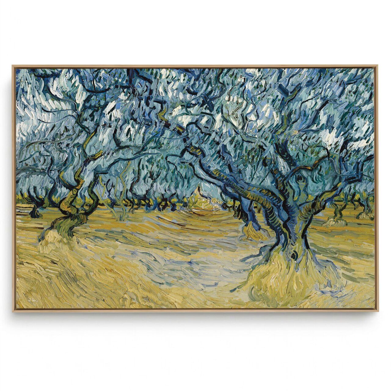 Quadro Decorativo Reprodução Pintores - Van Gogh - Florada das Oliveiras
