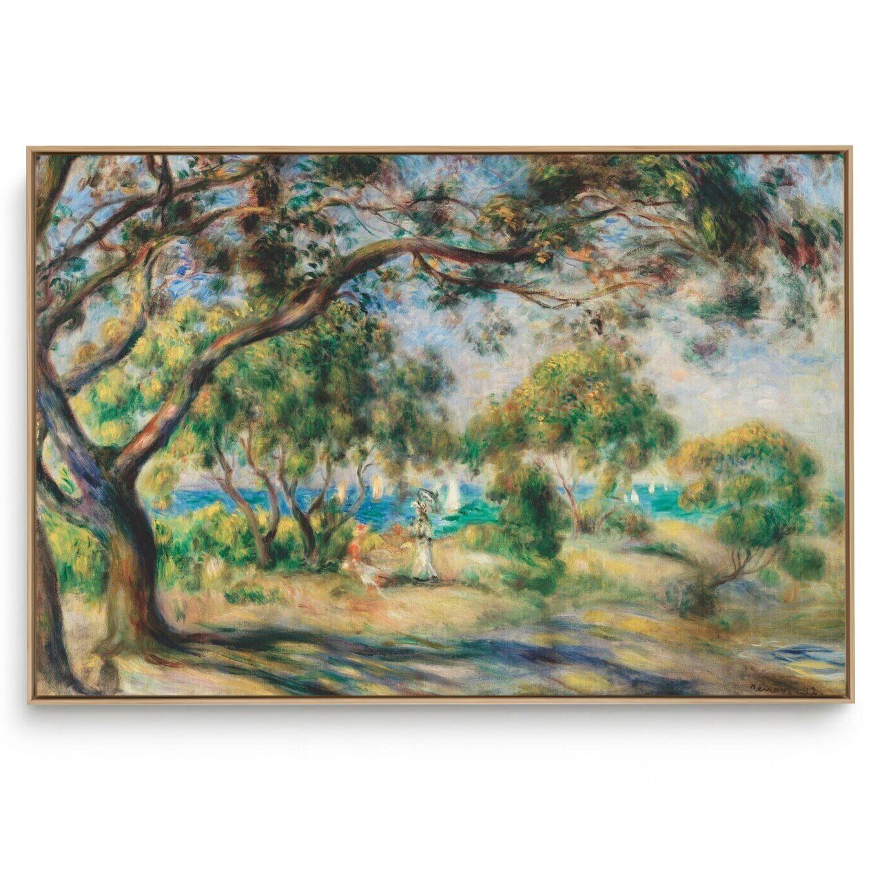 Quadro Decorativo Reprodução Pintores - RENOIR -  Bois De La Chaise