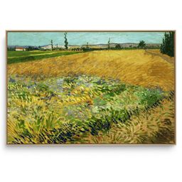 Quadro Decorativo Reprodução Pintores - Van Gogh - Campo de Trigo