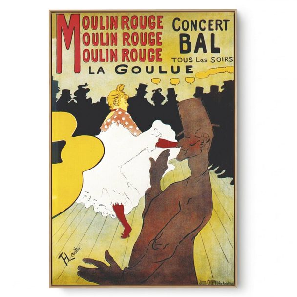 Quadro Decorativo Reprodução Pintores - Lautrec - Moulin Rouge