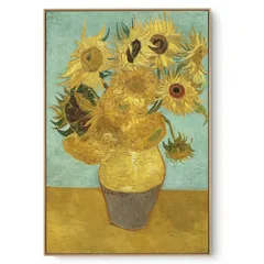 Quadro Decorativo Reprodução Pintores - Van Gogh Girassóis