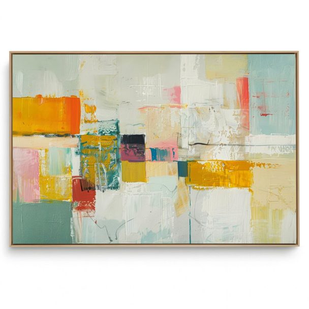 Quadro Decorativo Abstrato Abs Color III