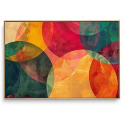Quadro Decorativo Abstrato Abs Color IV