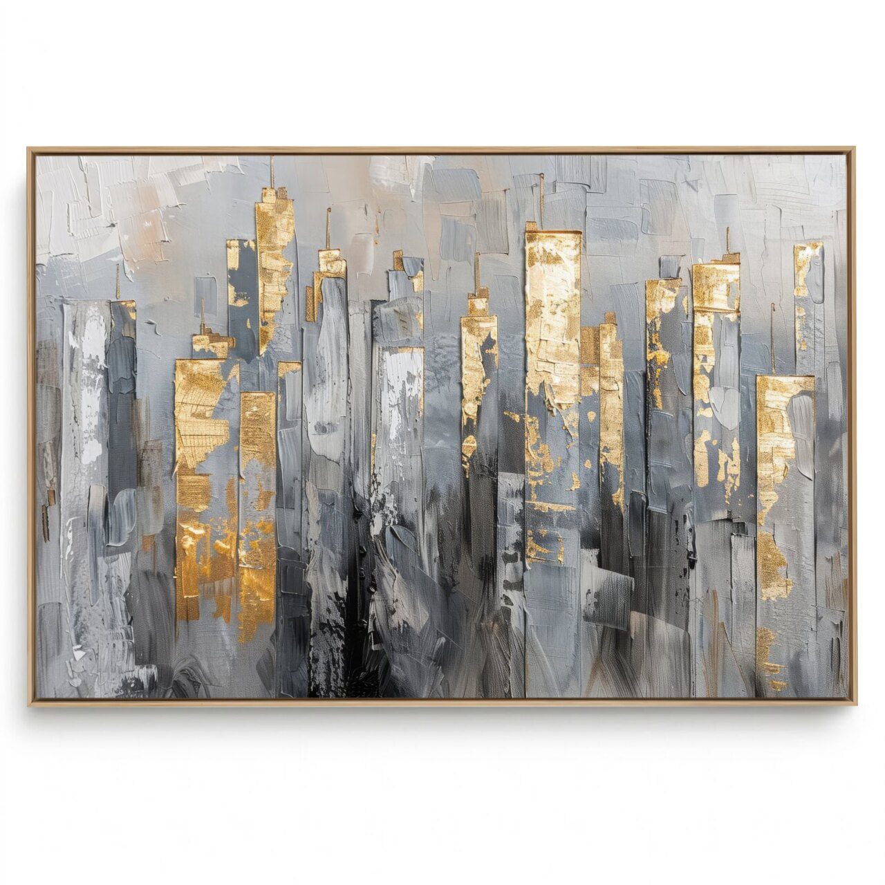 Quadro Decorativo Abstrato Espatulado