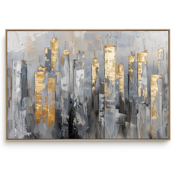 Quadro Decorativo Abstrato Espatulado